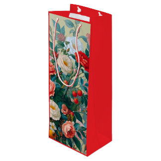 Rose & Romance Wine Gift Bag