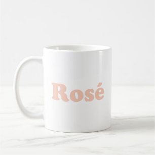 "Rose" Rose light pink white Coffee Mug