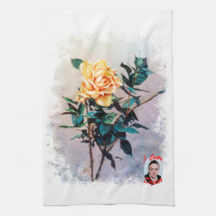 Rose/Rose Tea Towel