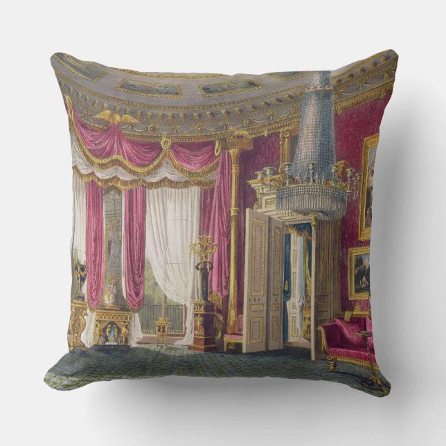 Rose Satin Drawing Room (second view) Carlton Hous Cushion (Front)