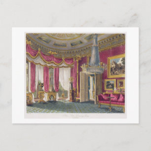 Rose Satin Drawing Room (second view) Carlton Hous Postcard