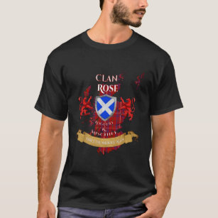 Rose Scottish Family Clan Middle Ages Mischief T-Shirt