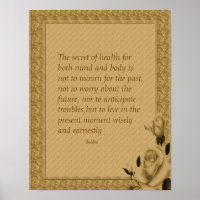 Rose Secret Of Health Buddha Quote Inspirational