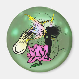Rose Shadow Fairy Magnet