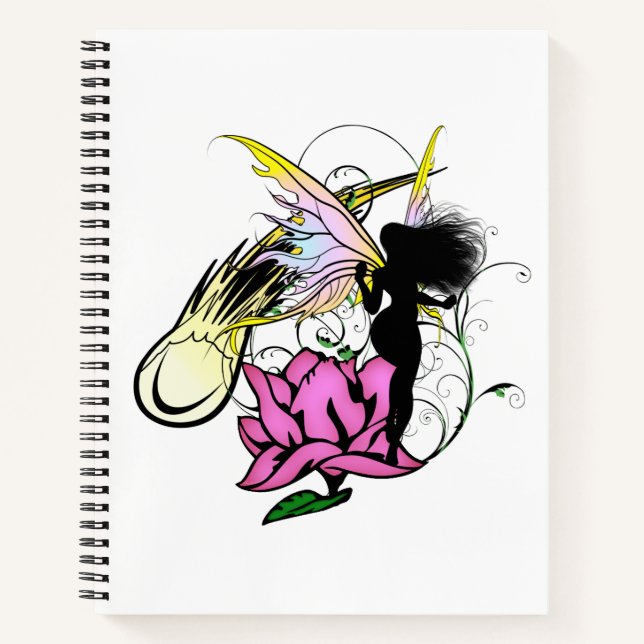 Rose Shadow Fairy Notebook (Front)