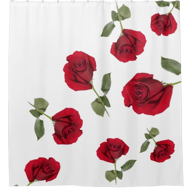 Rose shower curtain (Front)