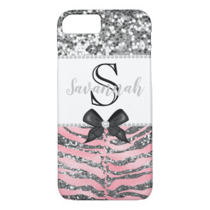 Rose Silver Glitter Elegant Favour Box iPhone 8/7 Case