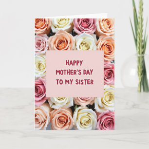 Rose Sisters Day Greeting Card