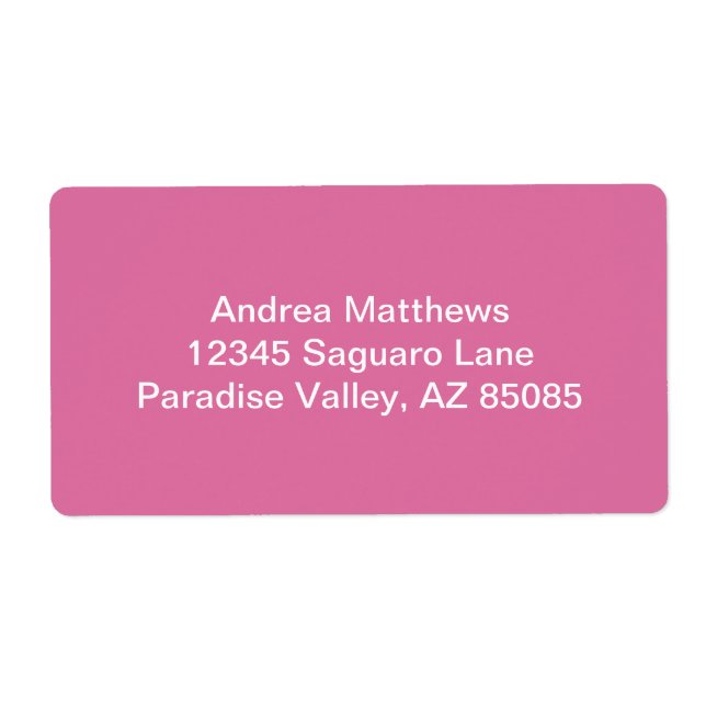 Rose Solid Colour (Front)