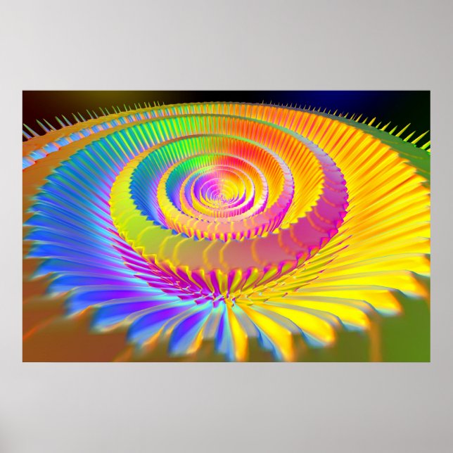 Rose Spiral Poster (Front)
