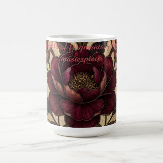 Rose Stained Glass Design  Coffee Mug