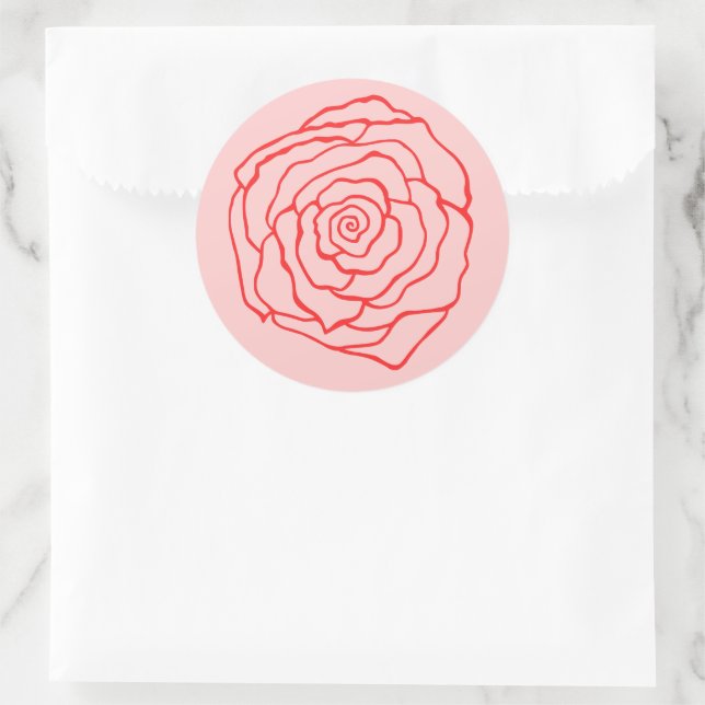 Rose Sticker (Bag)