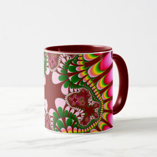 Rose Strawberry Flower Mug
