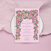 Rose Sunflower Trellis Spring Garden Bridal Shower