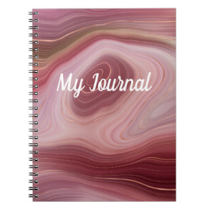 Rose Swirled Journal