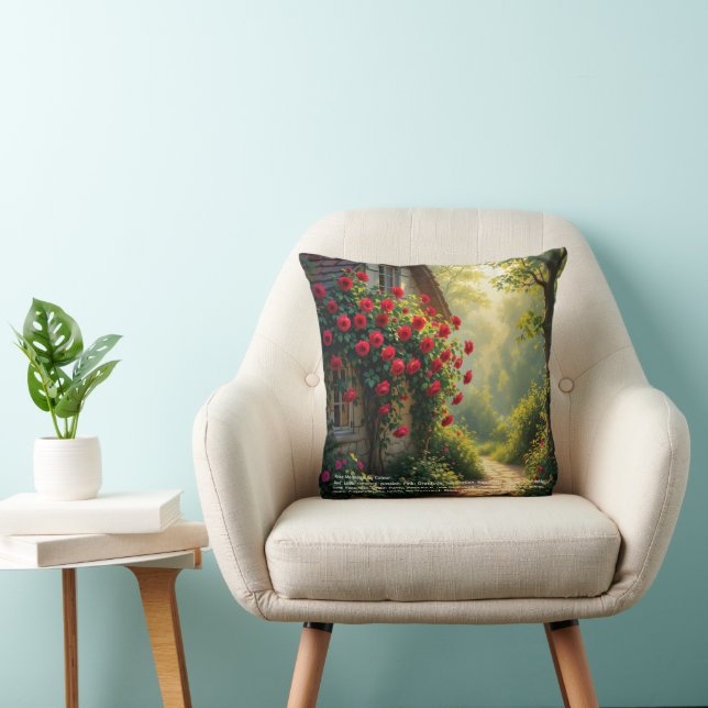 Rose Symbolism Cushion (Chair)