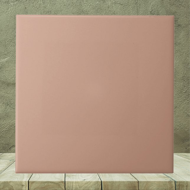 Rose Tan Solid Colour Ceramic Tile (Creator Uploaded)