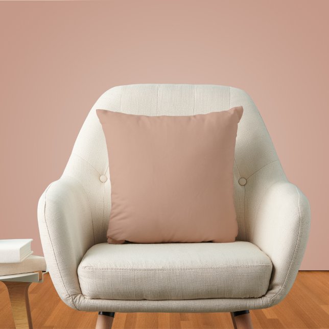 Rose Tan Solid Colour Cushion (Creator Uploaded)