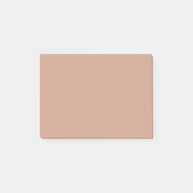 Rose Tan Solid Colour Post-it Notes (Front)