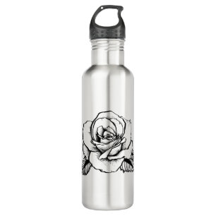 rose tattoo 710 ml water bottle