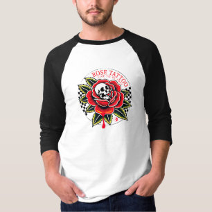 Rose Tattoo Raglan Vintage logo T-Shirt