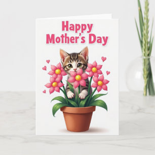 Rose Text Mothers Day Card