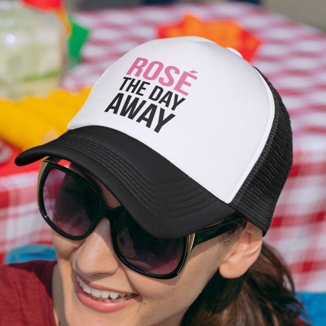 Rose the Day Away Trucker Hat (Creator Uploaded)
