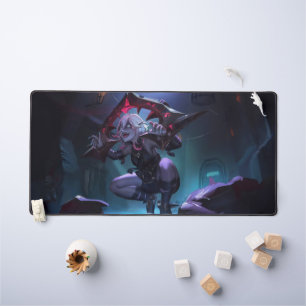Rose Thorn Gaming Desk Mat Cute Vampire themed