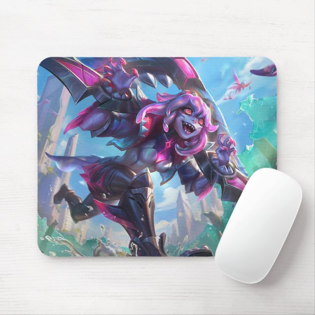 Rose Thorn Gaming Mousepad | Little Fury Monster (With Mouse)