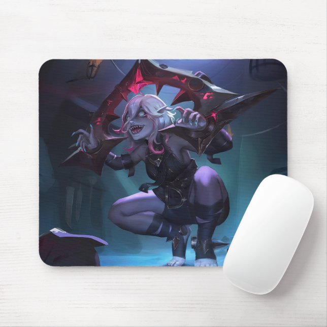 Rose Thorn Gaming Mousepad | Little Fury Monster (With Mouse)
