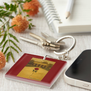Rose Through the Crack: Back of the White House Key Ring