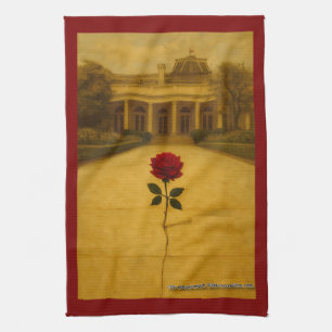 Rose Through the Crack: Back of the White House Tea Towel