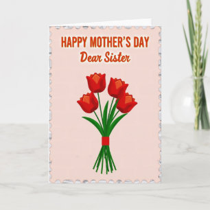 Rose Tinted Mothers Day Art Card