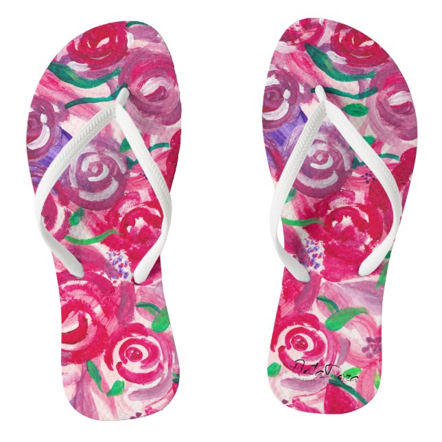Rose Toes Thongs (Footbed)