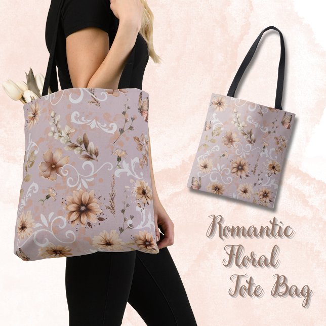 Rosé-toned Quiet Elegance Tote Bag (Creator Uploaded)