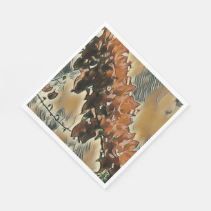 Rose Tree Art Napkin