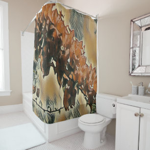 Rose Tree Art Shower Curtain