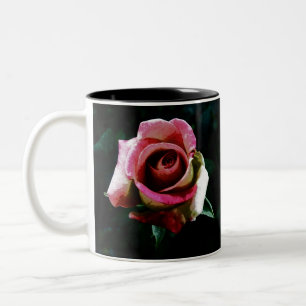 rose Two-Tone coffee mug