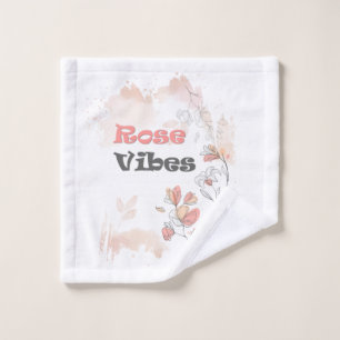 Rose Vibes – Aesthetic Floral Mood Bath Towel Set