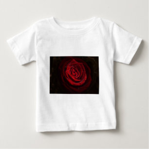 Rose Vines Heart Pattern Flower Peace Love Destiny Baby T-Shirt