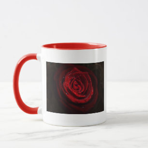 Rose Vines Heart Pattern Flower Peace Love Destiny Mug