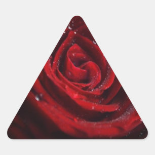 Rose Vines Heart Pattern Flower Peace Love Destiny Triangle Sticker