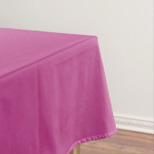Rose Violet Solid Colour Print, Dark Magenta Pink Tablecloth