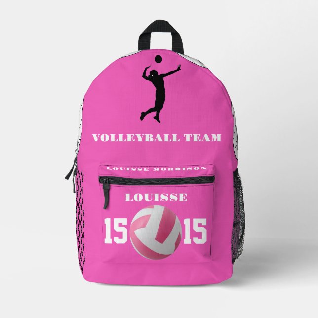 ROSE VOLLEYBALL backpacks girls player sports (Front)