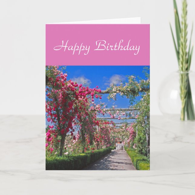 Rose-walk card (Front)