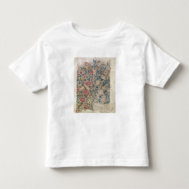 'Rose' wallpaper design (pencil and w/c on paper) Toddler T-Shirt (Front)