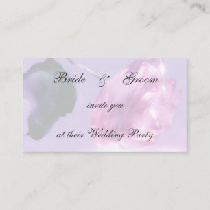 Rose Wedding Party Invitation