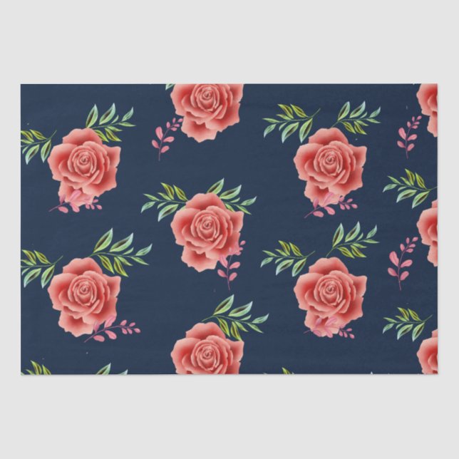 Rose Wedding   Tissue Paper (Front)