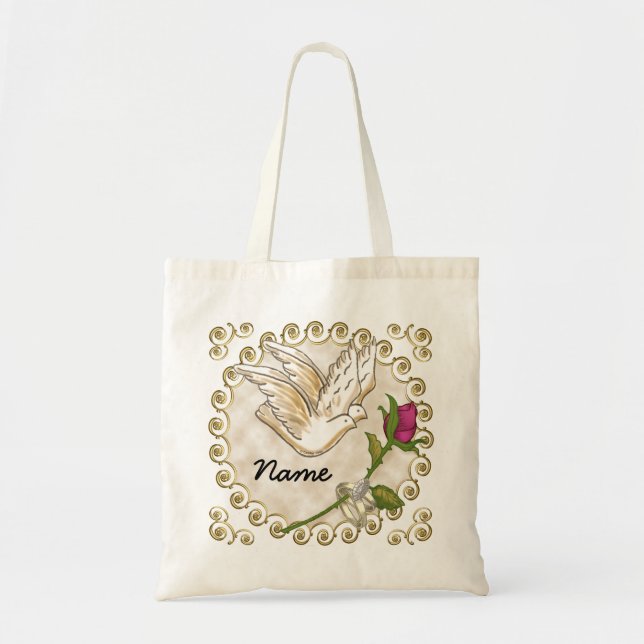 Rose wedding Tote Bag (Front)