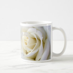 Rose White Coffee Mug